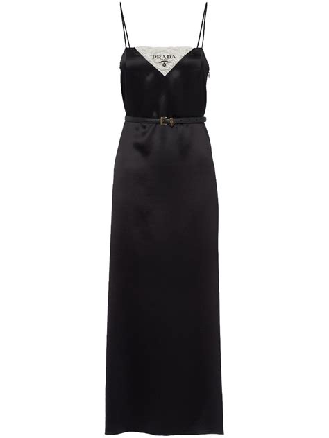 prada silk slip dress|8 Lacy Dress and Slip Skirt Outfits That Add a Sultry Touch to .